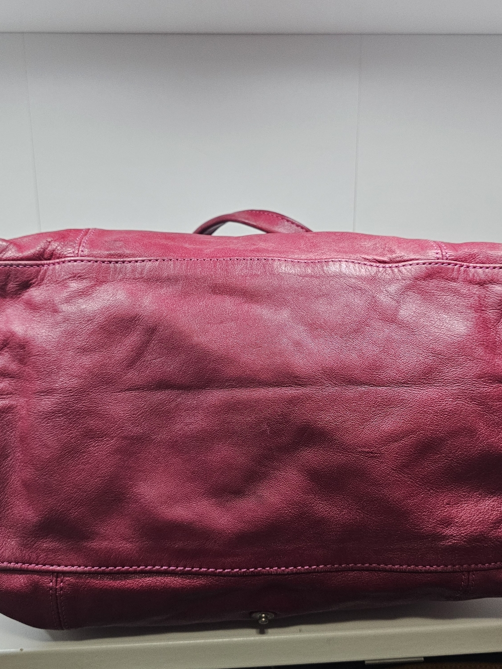 Longchamp Le Pliage Cuir Large Pink Leather Tote - Picture 7 of 16